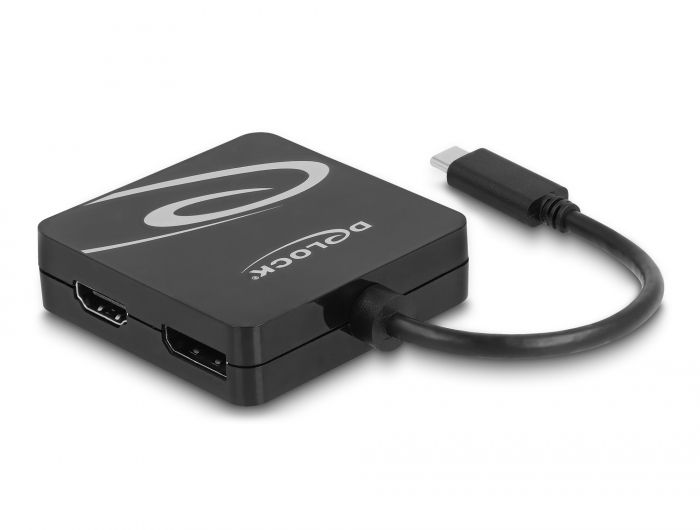 DeLock USB Type-C adapter for a VGA, DVI, HDMI or DisplayPort monitor