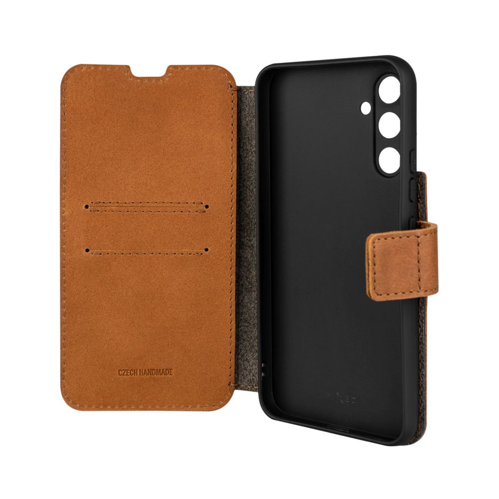 FIXED ProFit for Samsung Galaxy A34 5G, Barna, Mobiltelefon Kiegészítő