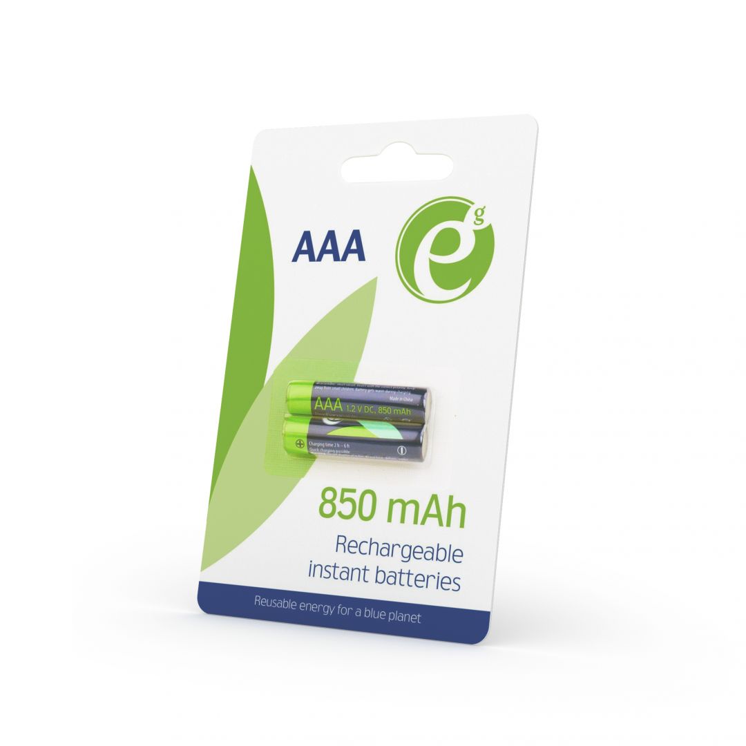 Gembird 850mAh AAA Ni-MH akkumulátor 2db/csomag