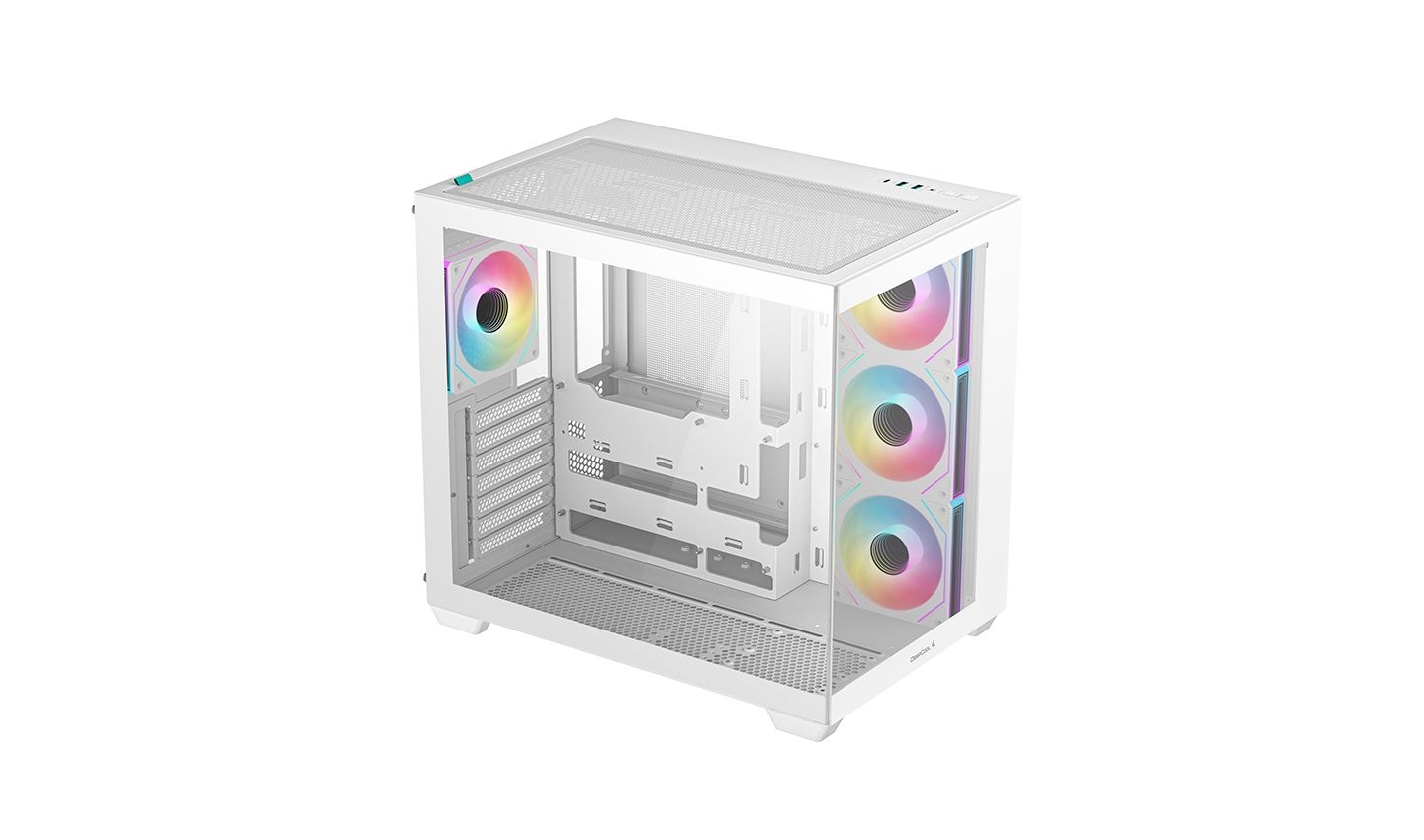 DeepCool CG530 F4 Tempered Glass White
