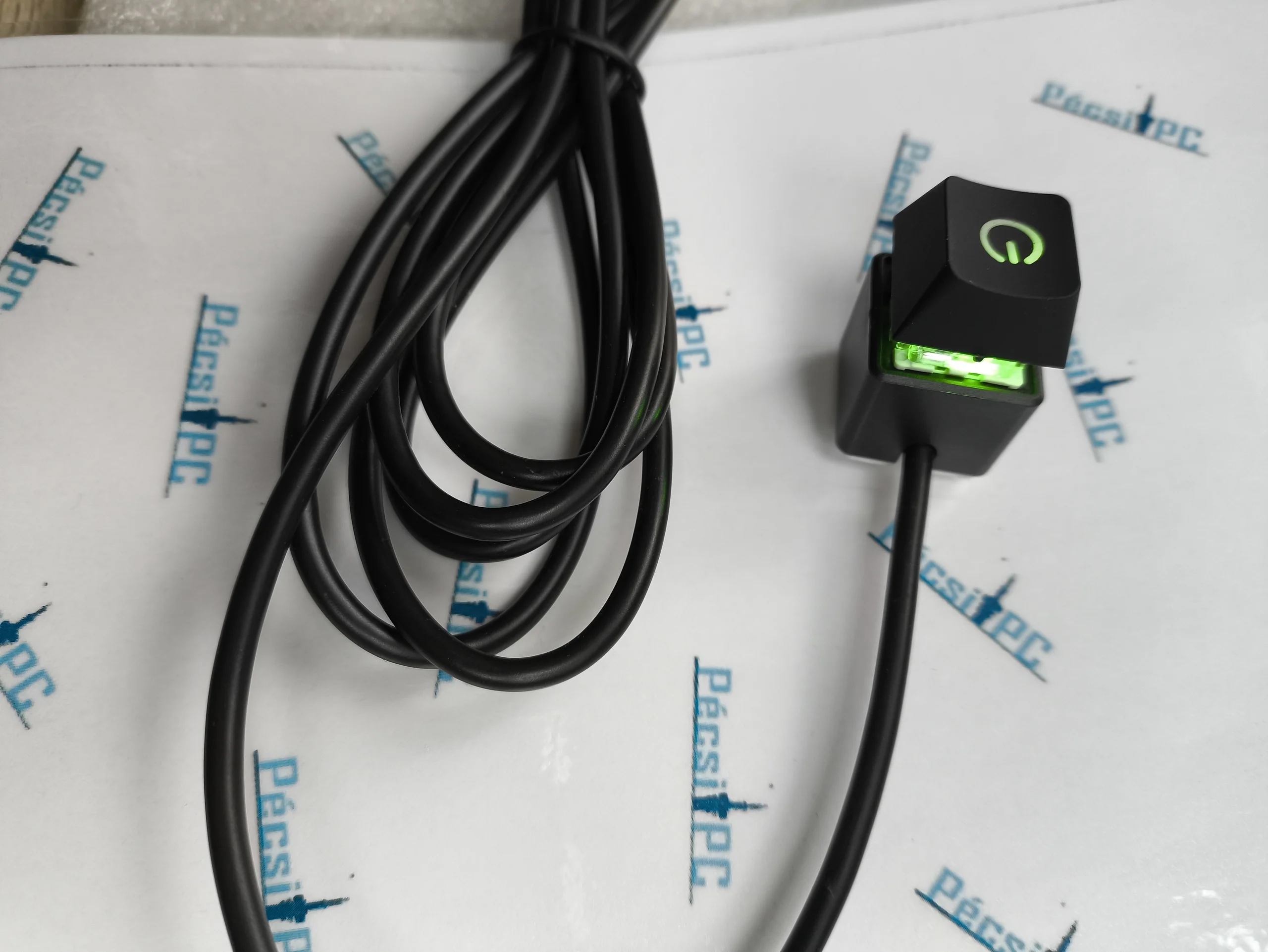 Pc külső bekapcsoló gomb fekete