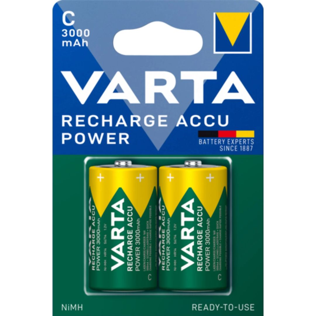 Varta 3000mAh C Ni-MH akkumulátor 2db/csomag