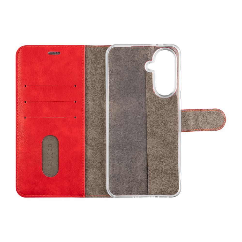 FIXED Opus oldalranyíló telefontok Samsung Galaxy A36 5G telefonhoz, piros