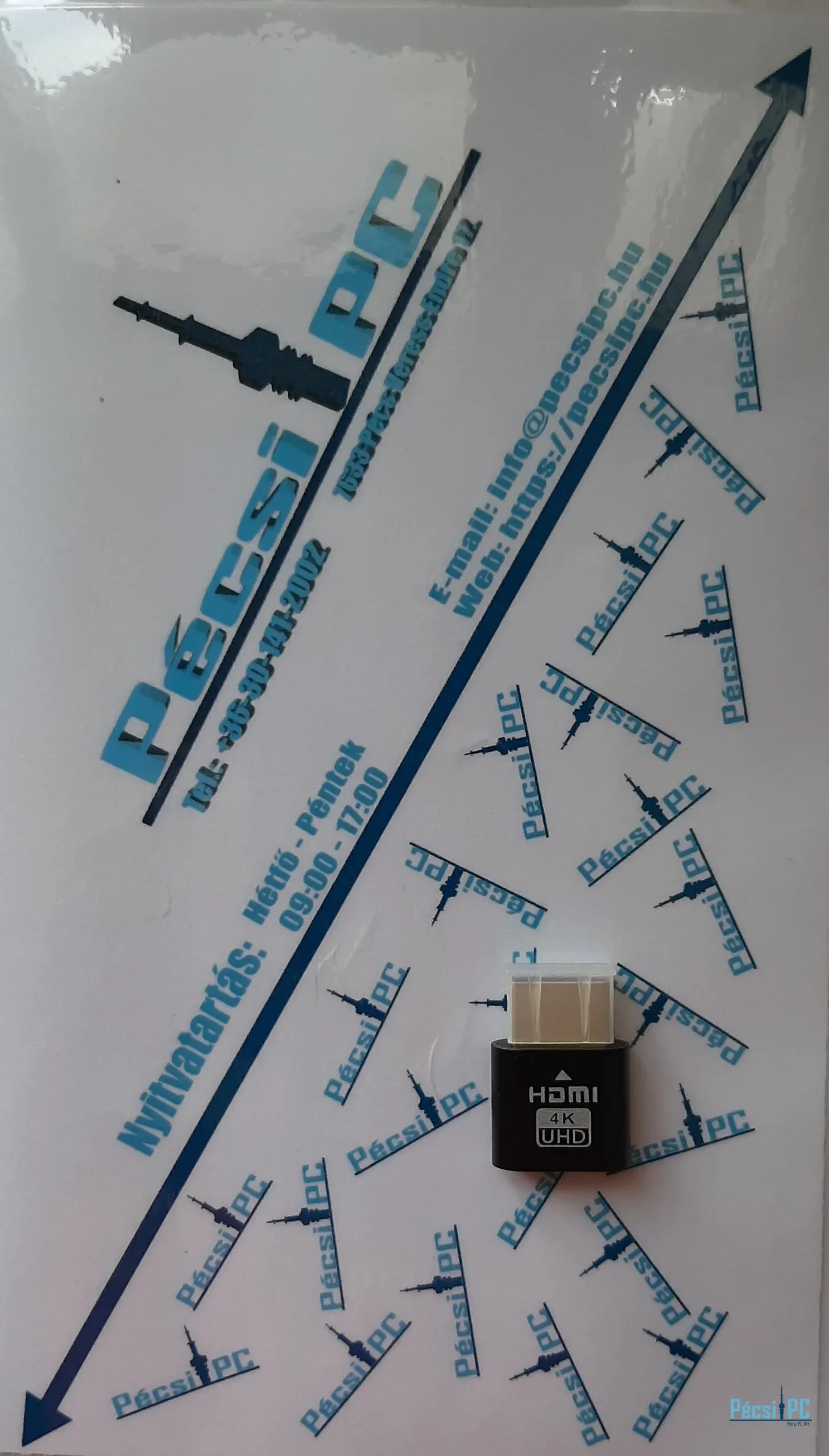 HDMI Emulátor 4K Fekete