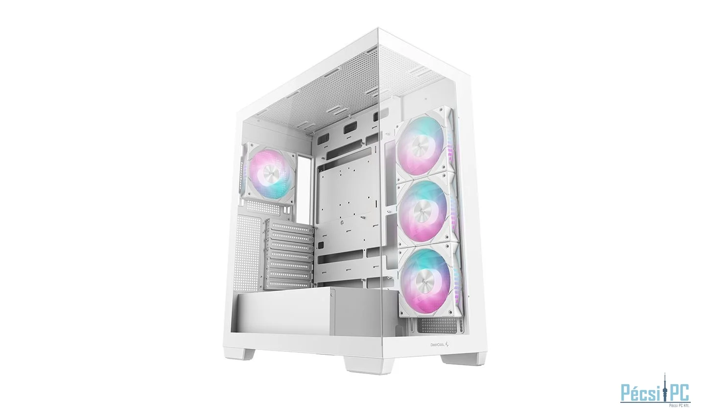 DeepCool CG580 4F WH Tempered Glass White