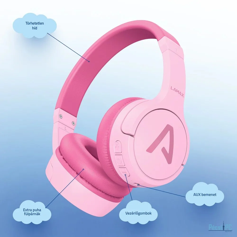 Lamax BaseKid1 Bluetooth Headset Pink