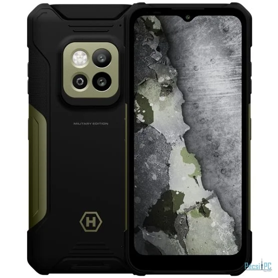 MyPhone Hammer Construction 2 5G Military Edition 128GB Black/Green