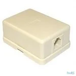 Noname Fali aljzat + csatlakozó doboz 1-es RJ45