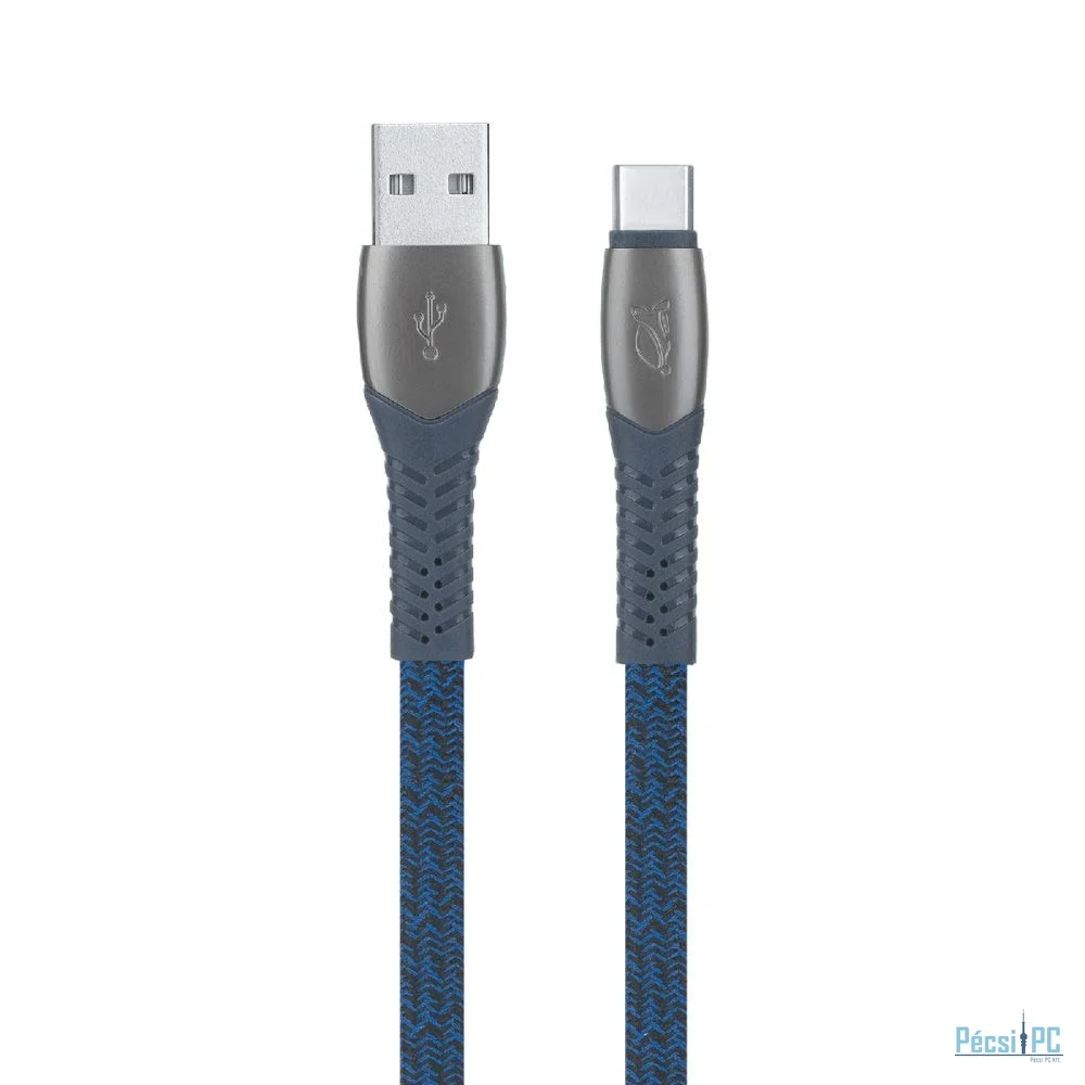 RivaCase Egmont PS6102 BL12 Type-C / USB 2.0 cable 1,2m Blue
