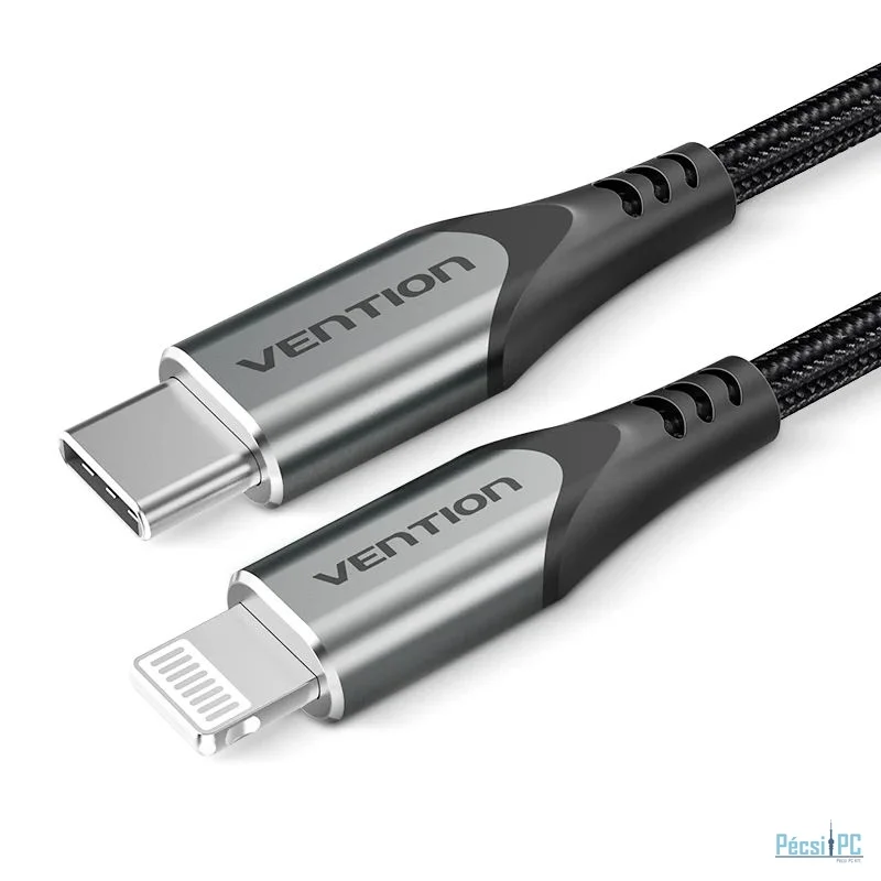 Vention USB 2.0 C to Lightning Cable Aluminum Alloy Type 2m Black