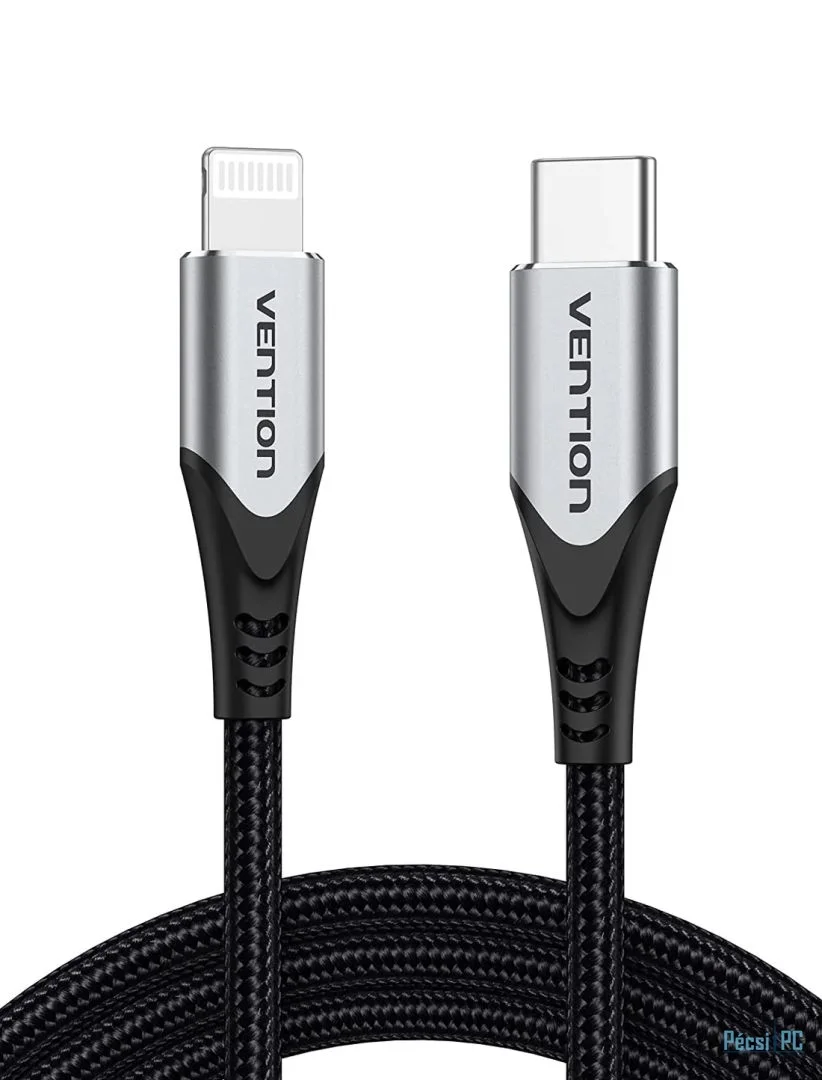 Vention USB 2.0 C to Lightning Cable Aluminum Alloy Type 2m Black