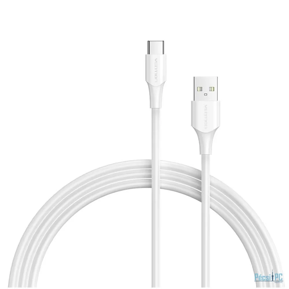 Vention USB-A 2.0/M to USB-C/M cable 1,5m White
