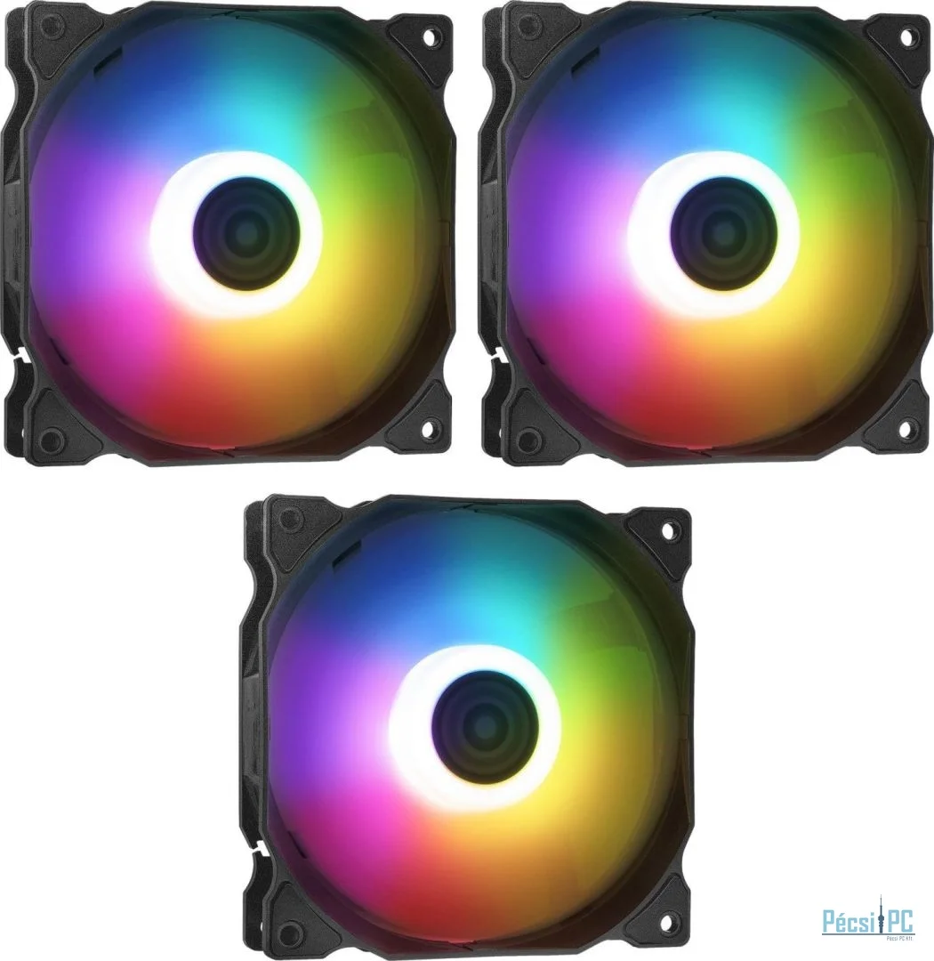 A-Data XPG Vento R 120 ARGB Black (3pack)