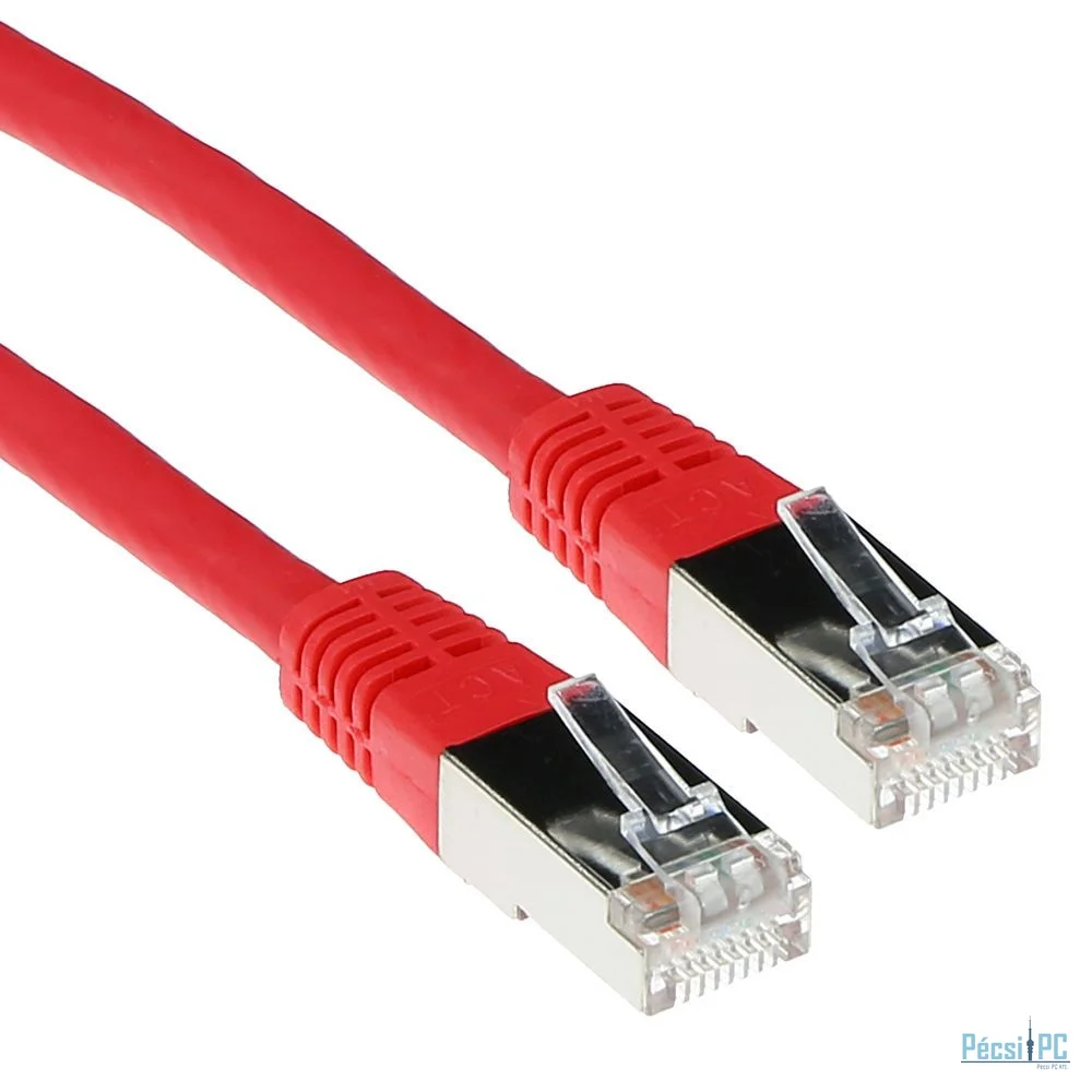 ACT CAT5e F-UTP Patch Cable 10m Red