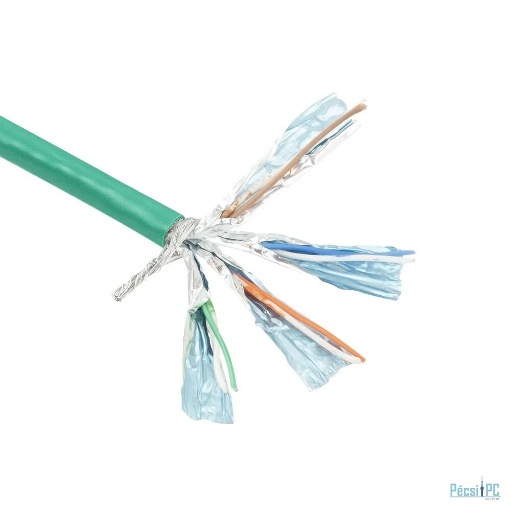 ACT CAT6 S-FTP Installation cable 305m Green
