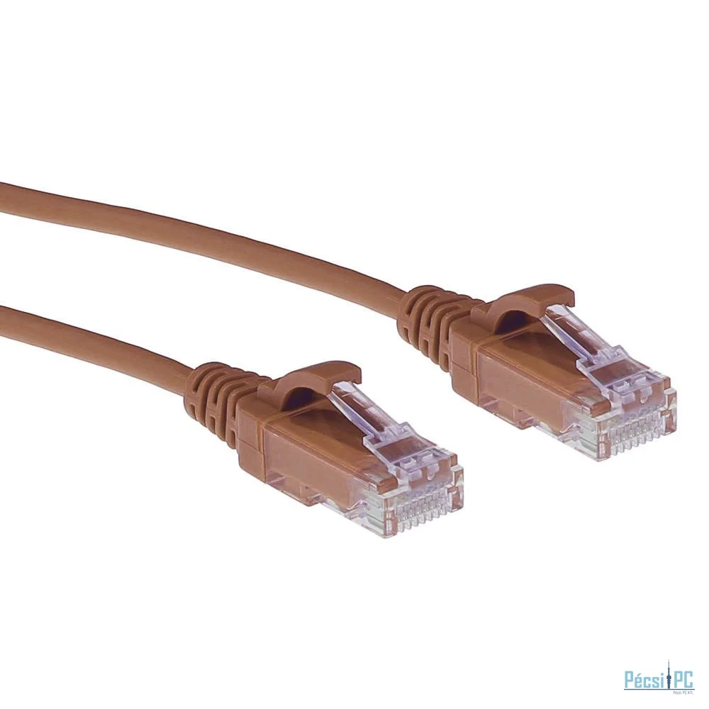 ACT CAT6 U-UTP Patch Cable 1,5m Brown