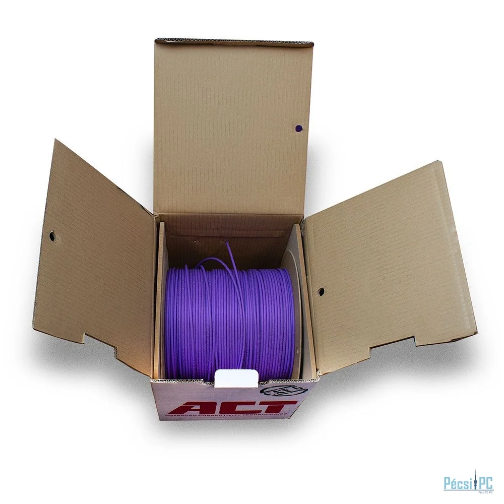 ACT CAT6 U-UTP Installation cable 305m Purple