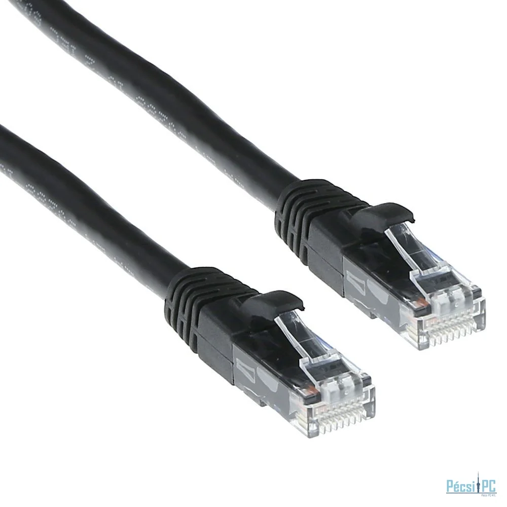 ACT CAT6 U-UTP Patch Cable 0,25m Black