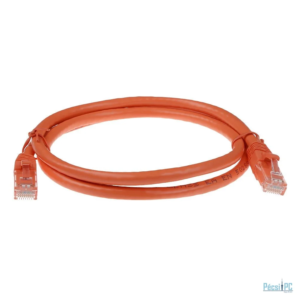 ACT CAT6 U-UTP Patch Cable 5m Orange