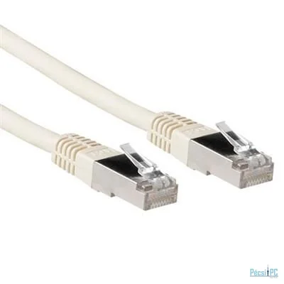 ACT CAT6A S-FTP Patch Cable 0,25m Ivory