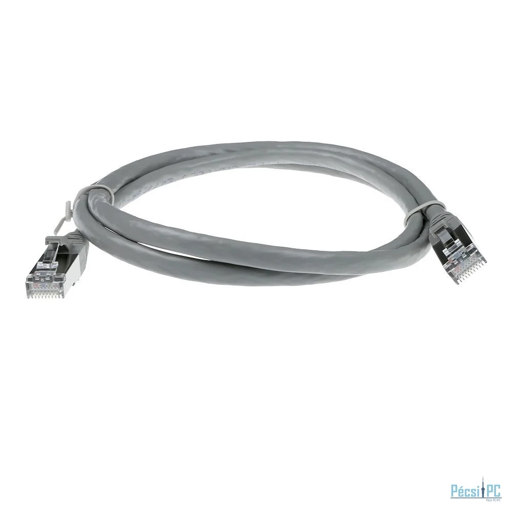 ACT CAT6A S-FTP Patch Cable 1,5m Grey