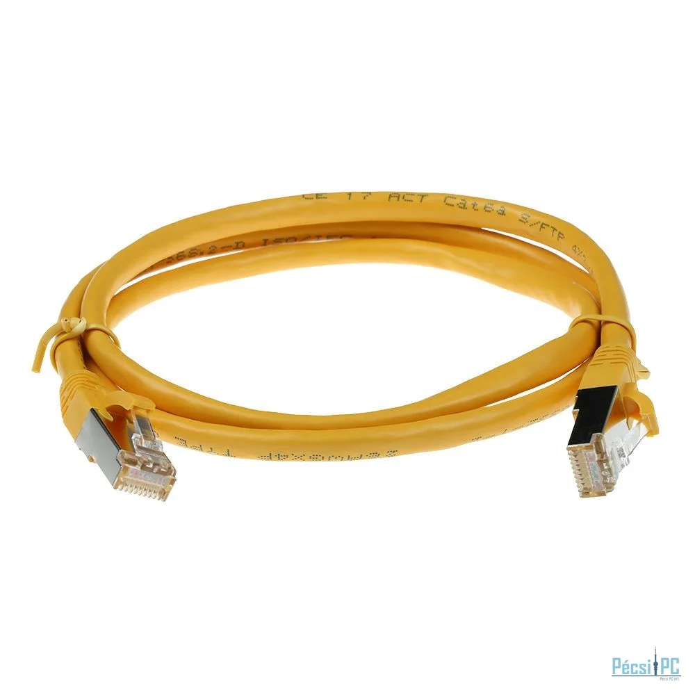 ACT CAT6A S-FTP Patch Cable 20m Yellow