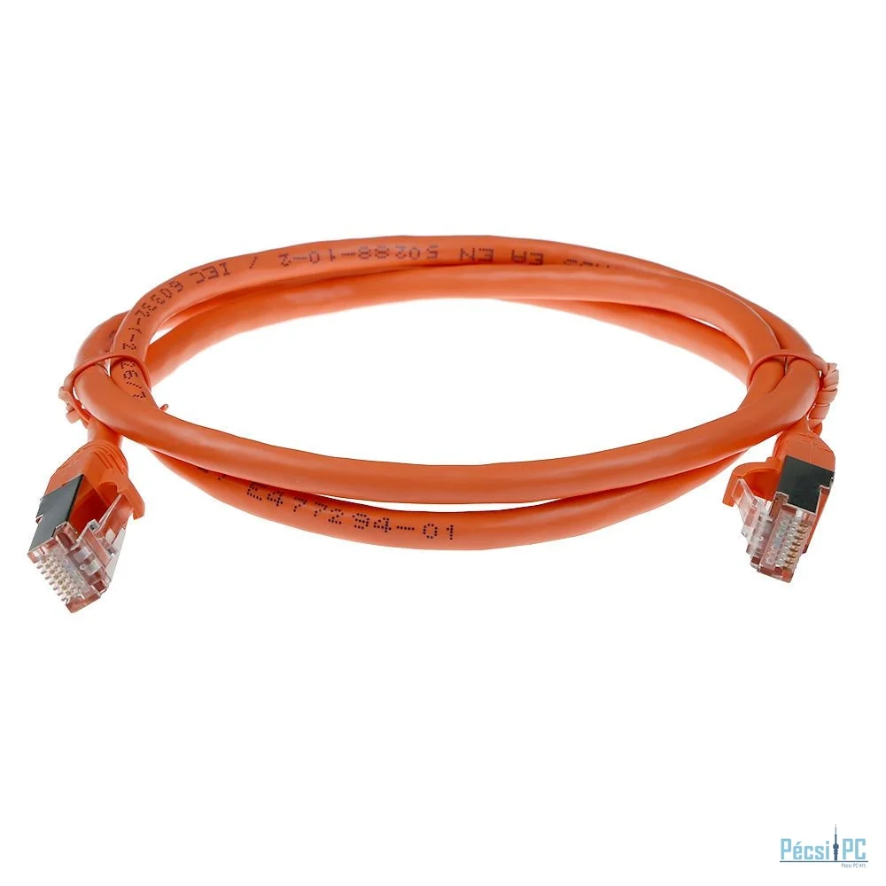 ACT CAT6A S-FTP Patch Cable 5m Orange