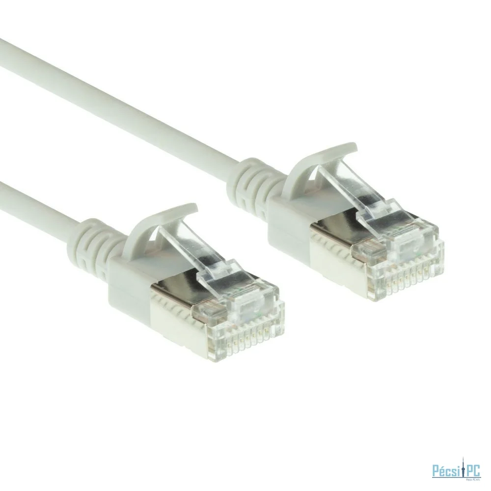 ACT CAT6A U-FTP Patch Cable 0,15m Grey