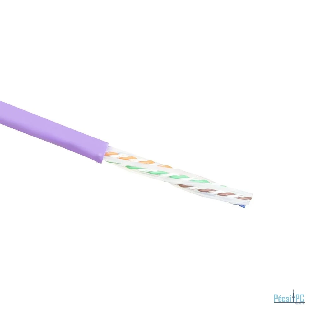 ACT CAT6A U-UTP Installation cable 500m Purple