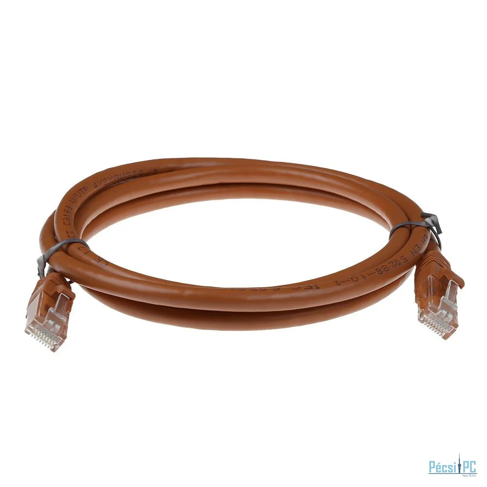 ACT CAT6A U-UTP Patch Cable 3m Brown