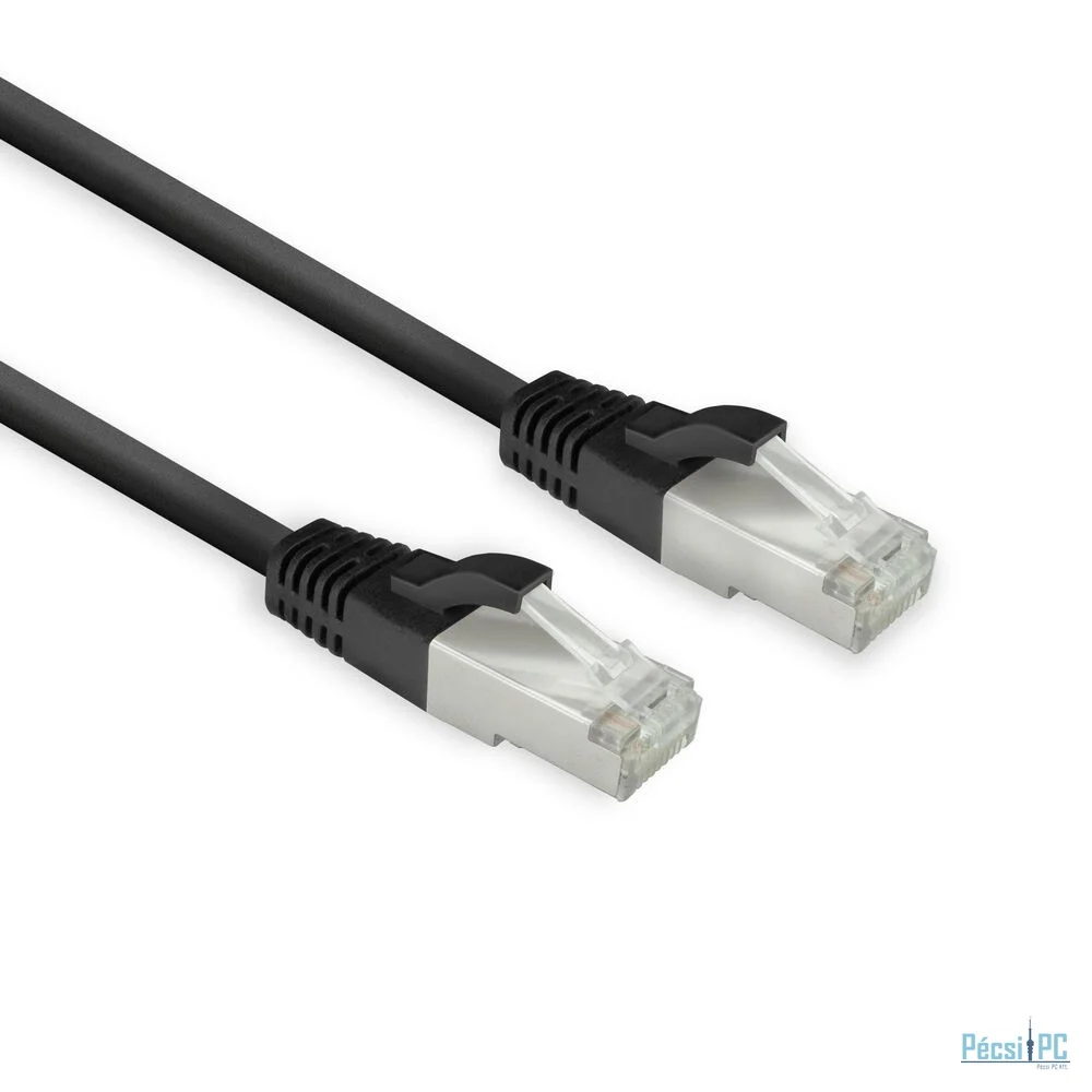 ACT CAT8 U-FTP Patch Cable 3m Black