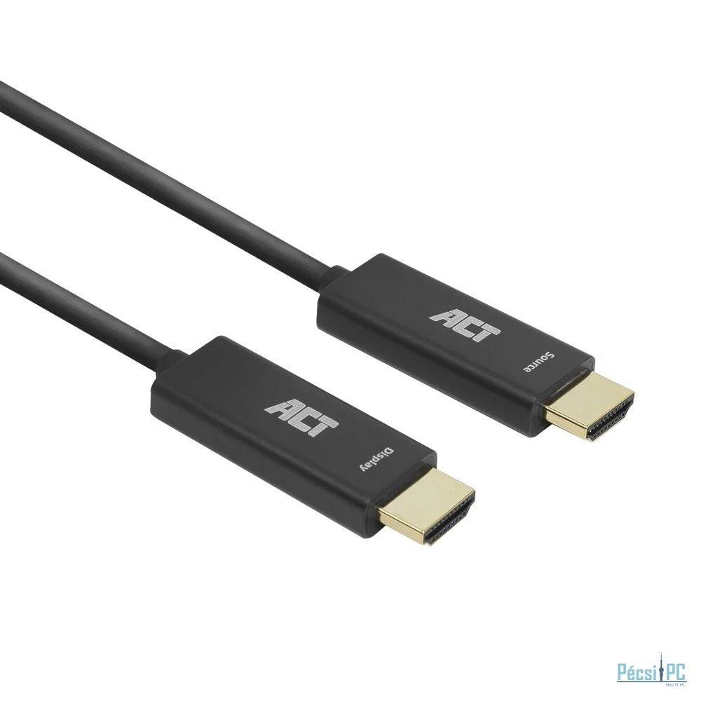 ACT HDMI Premium High Speed 4K HDMI-A male - HDMI-A male cable 100m Black