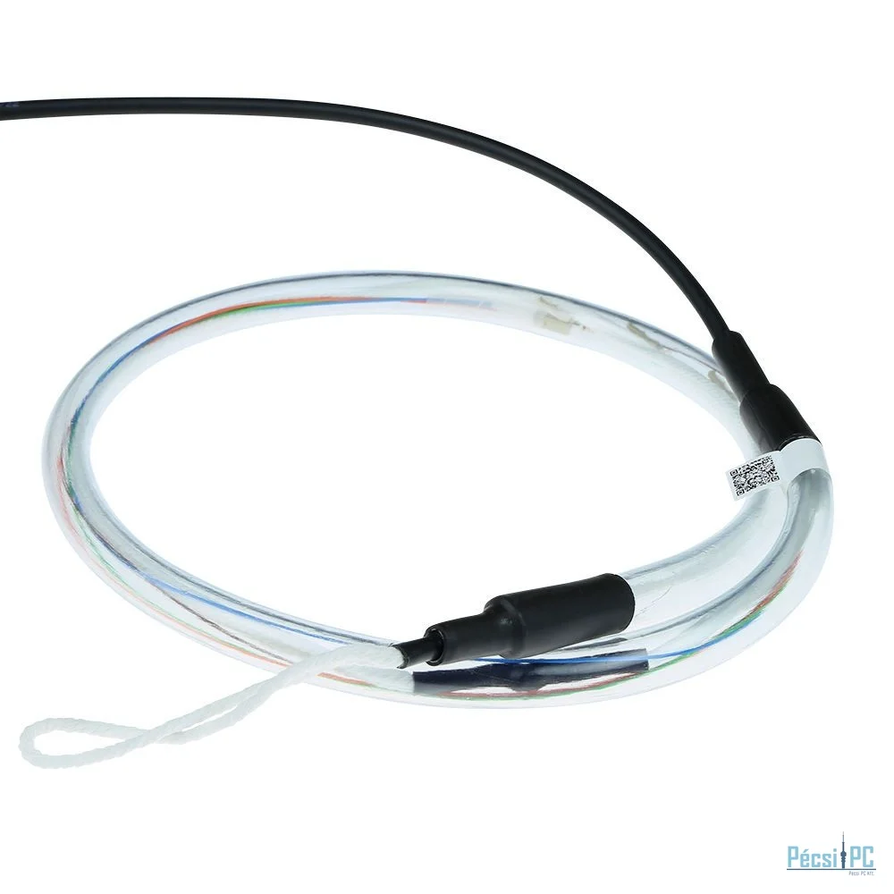 ACT Multimode 50/125 OM4 indoor/outdoor cable 12 fibers with LC connectors 50m Black