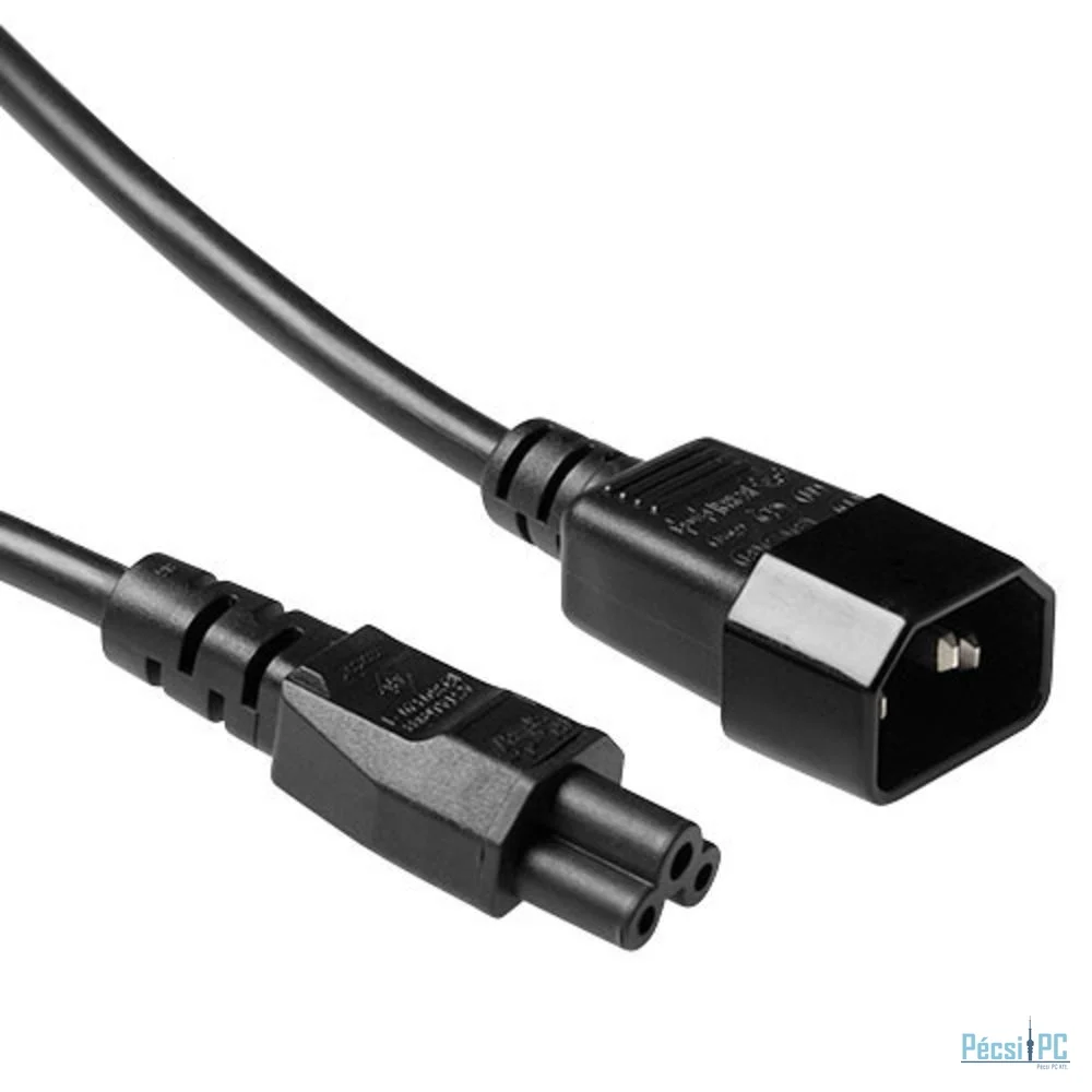 ACT Powercord C14 - C5 1m Black