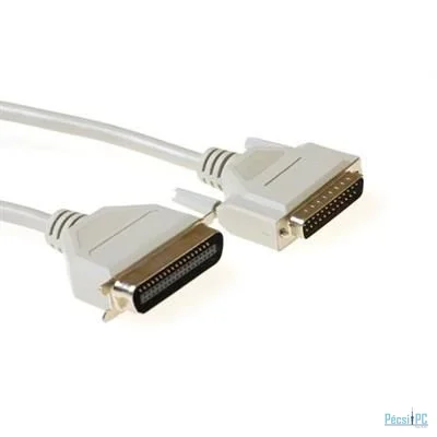 ACT Printer cable 25 Pin D-sub Male/36-Pin Centronics Male 1,8m White