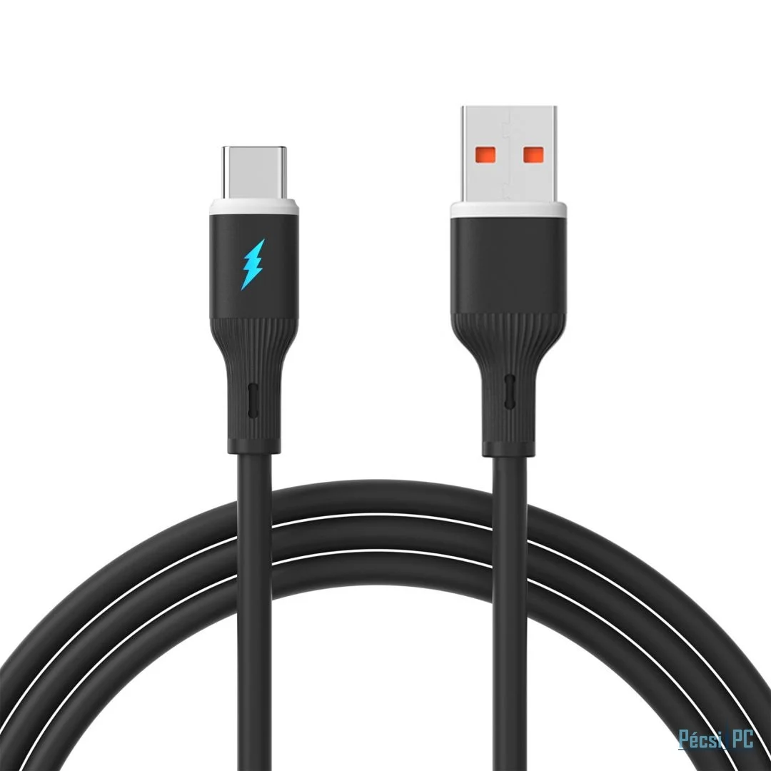 Akyga AK-USB-62 USB-A to USB-C 18W Cable 1m Black