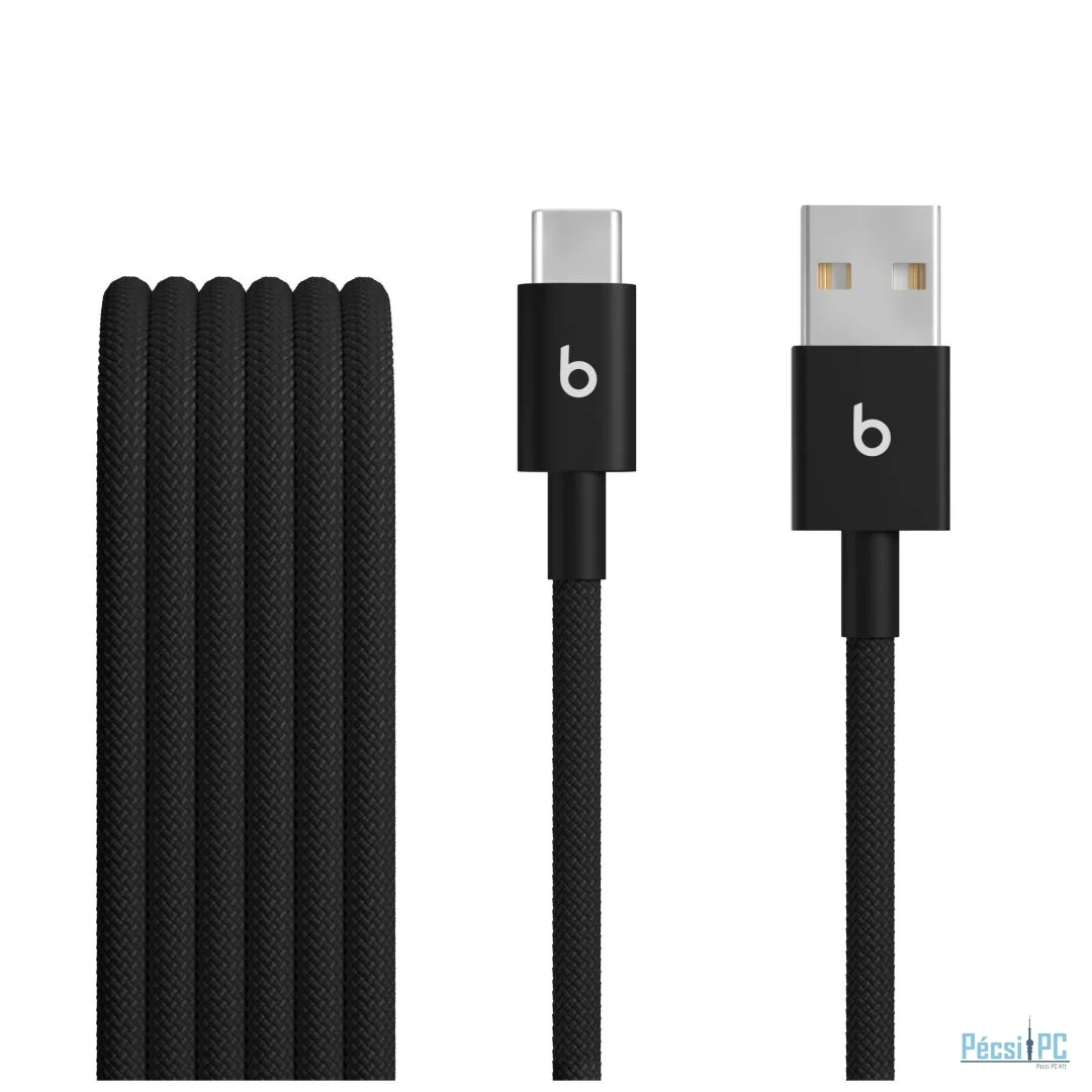 Apple Beats USB-A to USB-C Woven Cable 1,5m Bolt Black (Two-Pack)