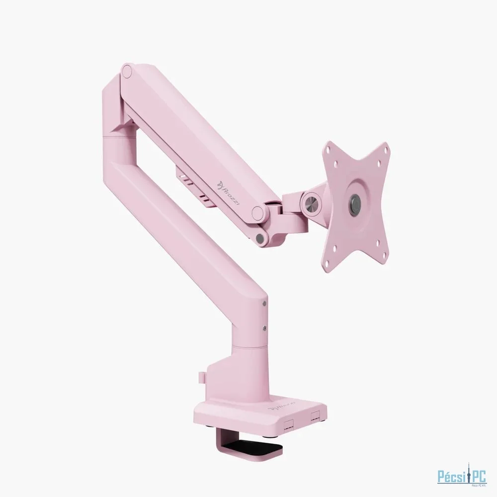 Arozzi Alzare Neo Single Gas Spring Monitor Arm Pink