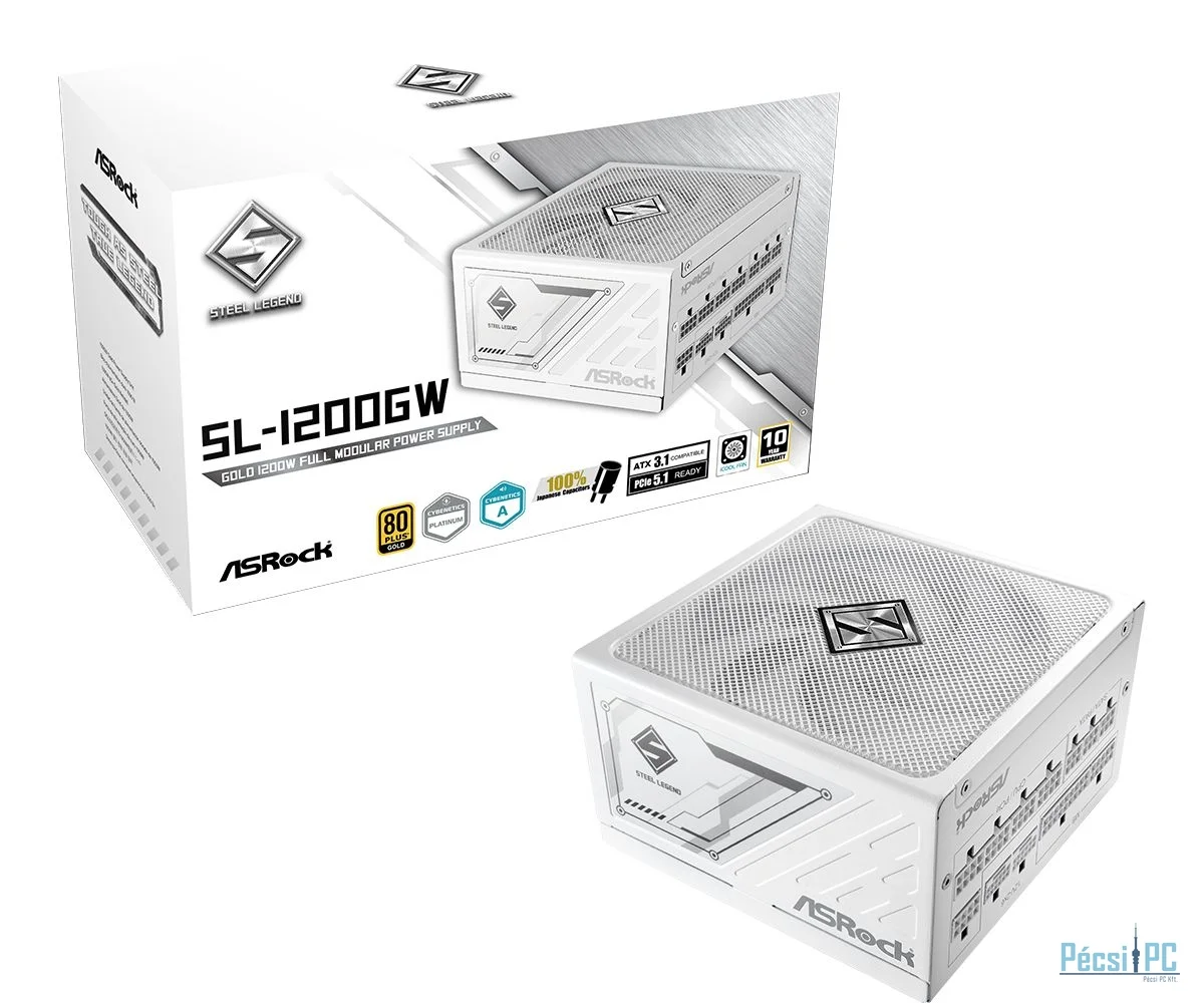 ASRock 1200W 80+ Gold Steel Legend SL-1200GW