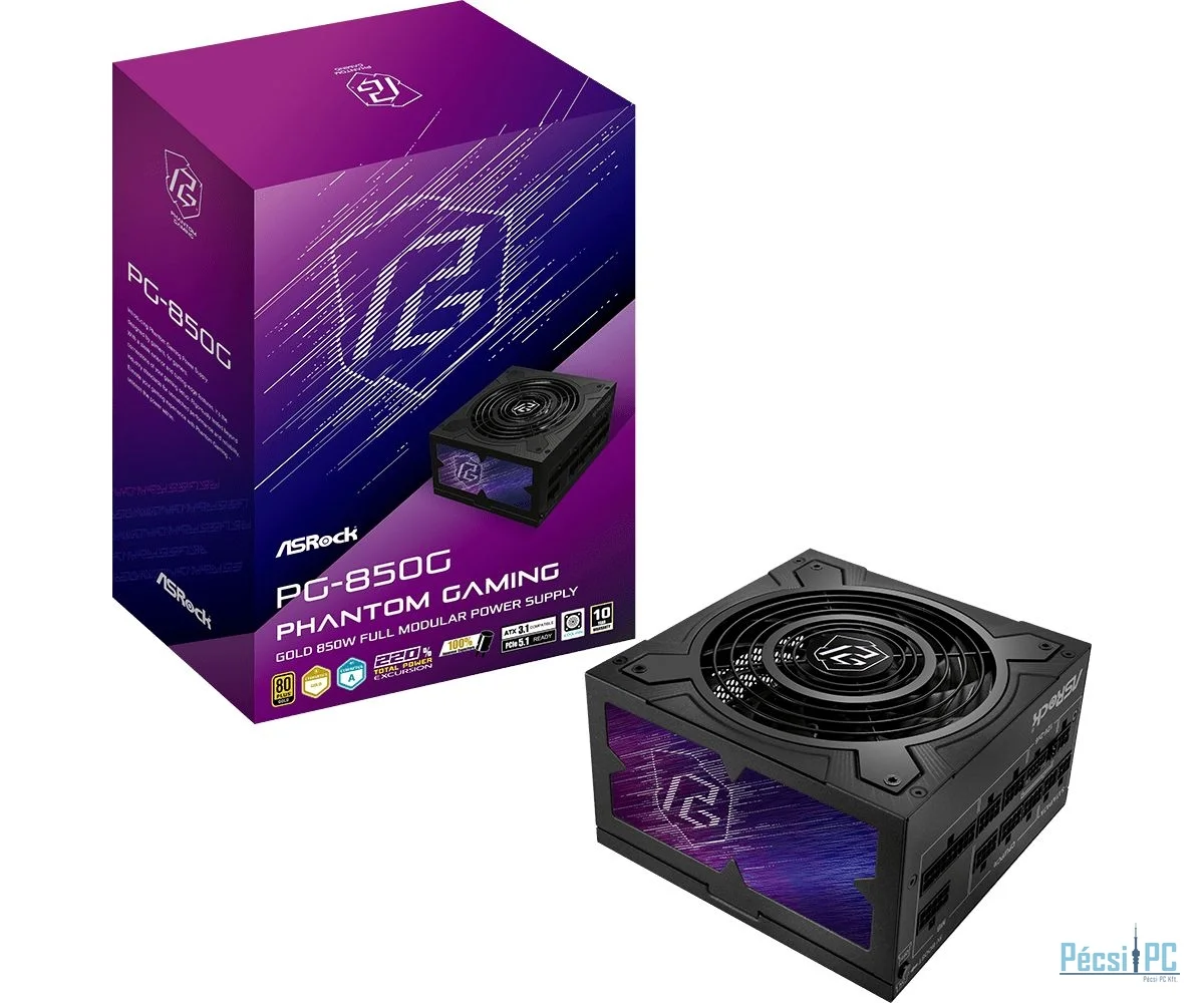 ASRock 850W 80+ Gold Phantom Gaming PG-850G