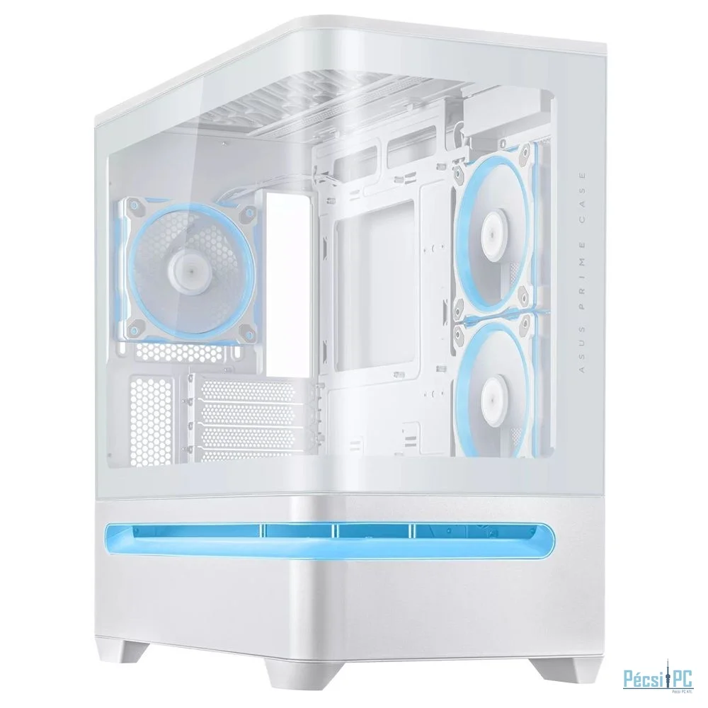 Asus Prime AP202 ARGB Tempered Glass White