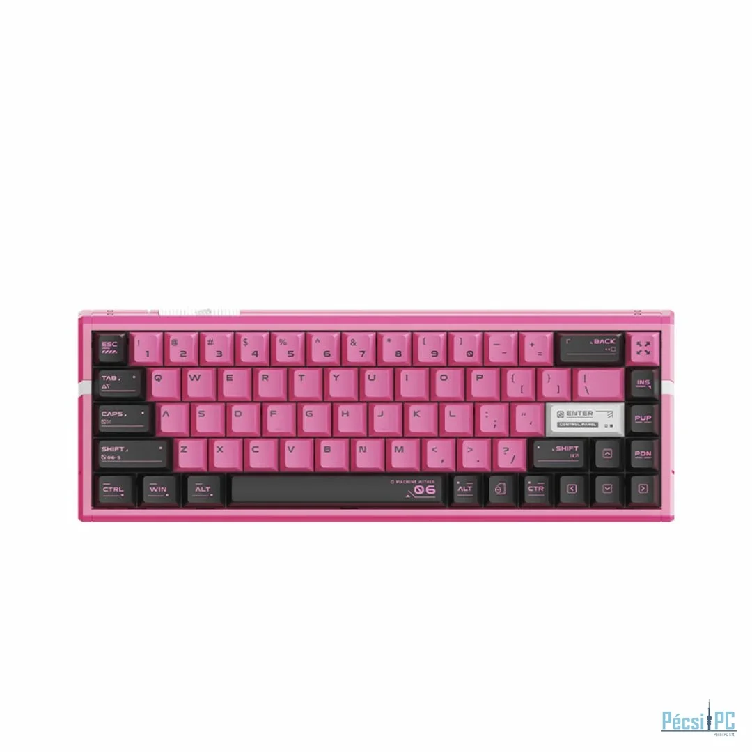 ATK RS6 Ultra Sakura Warrior TTC RGB Magneto Mechanical Gaming Wireless Bluetooth Keyboard Pink/Black US