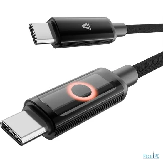 Avax CB654 PULSEY USB-C - USB-C 1m Grey