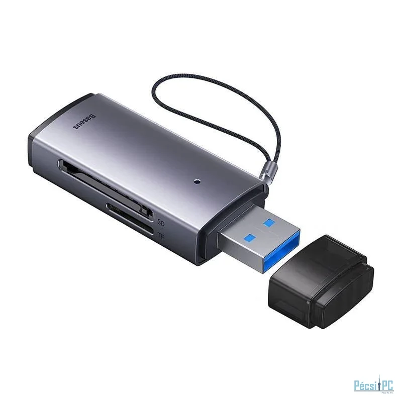 Baseus Baseus Lite Serie USB-A Kartenleser Grau