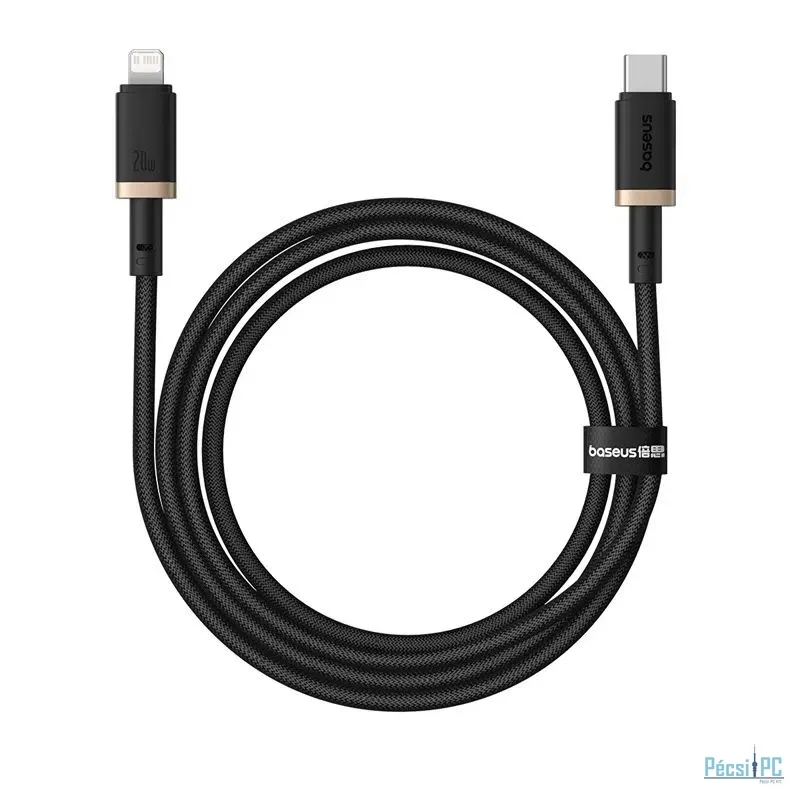 Baseus Dura Series 20W Type-C to Lightning Fast Charging Cable 1m Gold Black