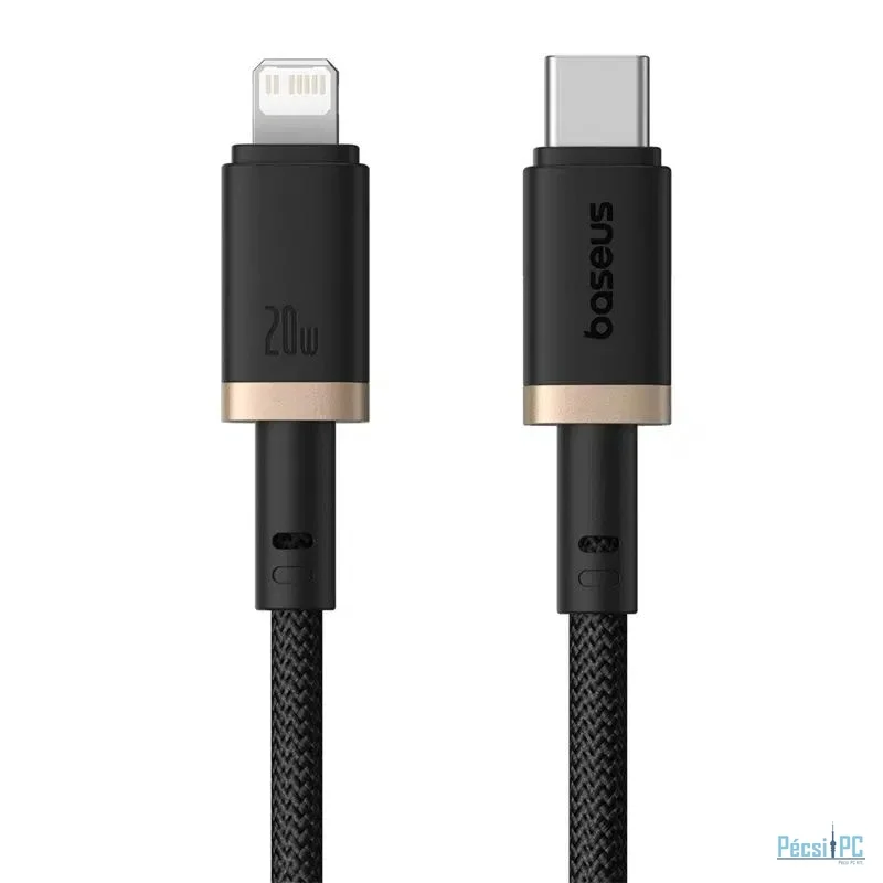 Baseus Dura Series 20W Type-C to Lightning Fast Charging Cable 2m Gold Black
