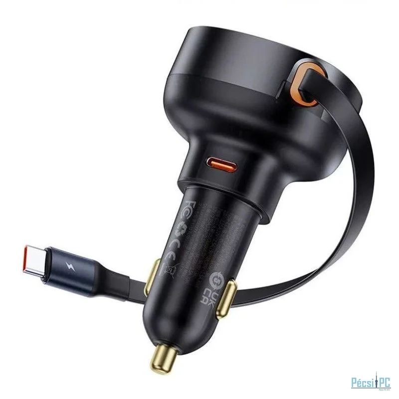 Baseus Enjoyment Pro 60W Type-C Car Charger Black