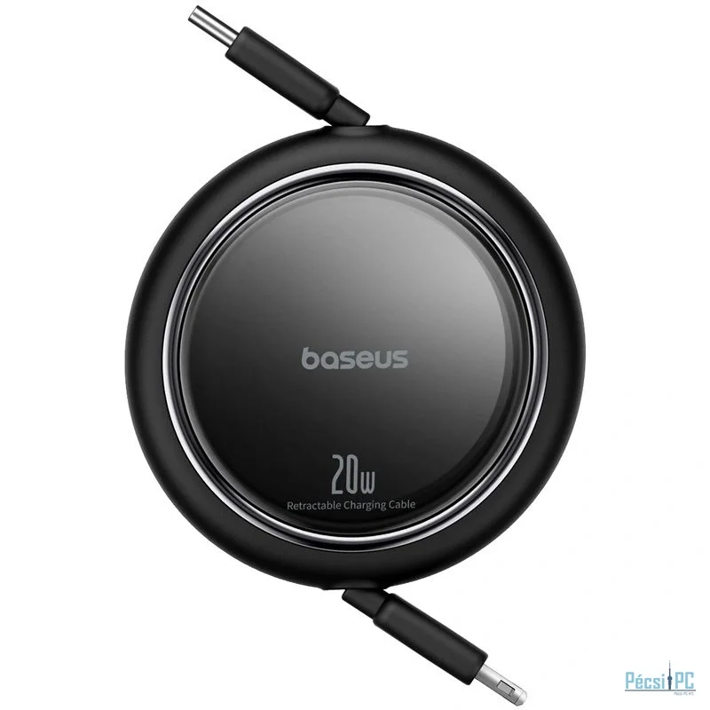 Baseus Free2Pull Retractable 20W Type-C to Lightning Charging cable 1m Black