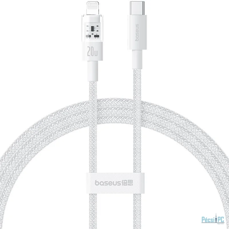 Baseus Gem Series 20W Type-C to Lighting Fast Charging Data cable 1m White