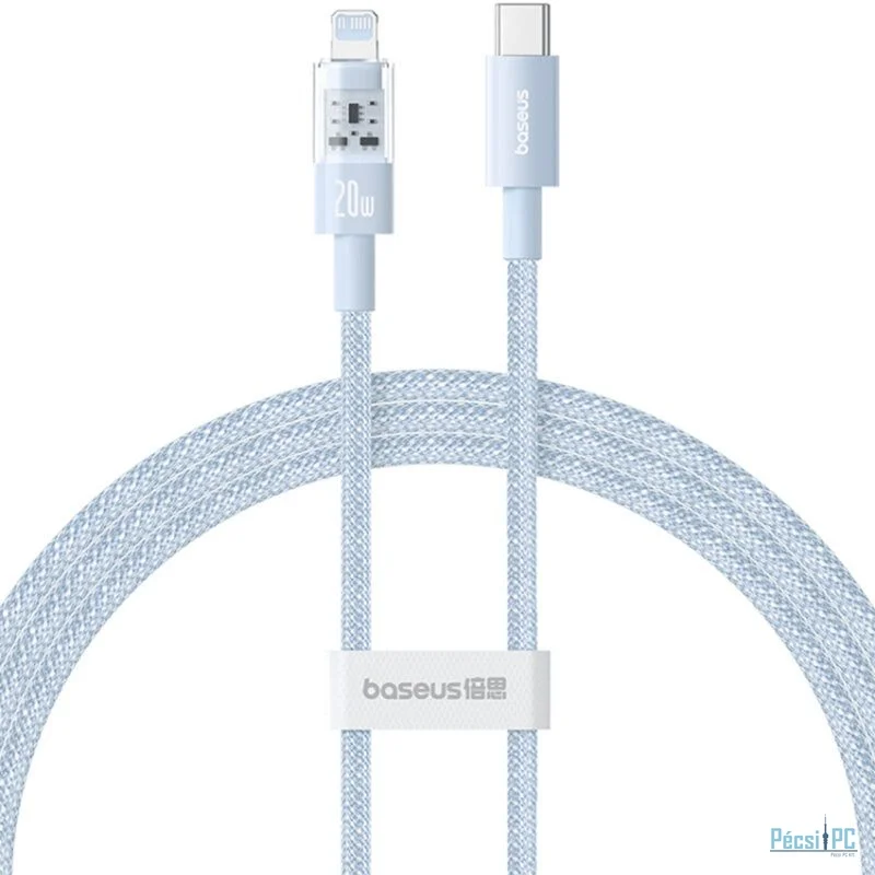 Baseus Gem USB-C to iP lightning fast charging cable 20W 2m Blue